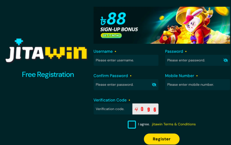 jitawin sign up